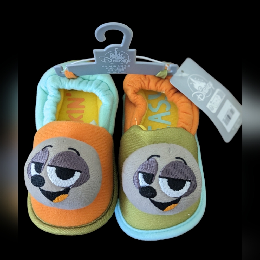 Disney Zootopia Flash kid's slippers size 9/10